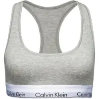 Calvin Klein Soutiãs sem arco MODERN COTTON UNLINED BRALETTE mulheres - Cinza - EU S