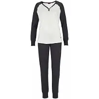 Buffalo Pijama preto / branco