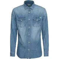 Jack & Jones Camisa 'Sheridan' azul ganga