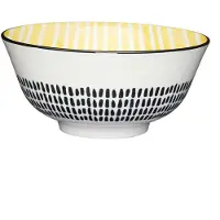 Kitchencraft Tigela De Cerâmica Com Riscas Em Estilo Marroquino