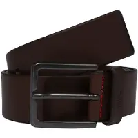 HUGO para homem. 50385358 Cinto de Couro Castanho Gionio (90 cm), Marrom, Casual, Pele