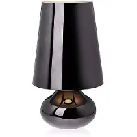Kartell Candeeiro de mesa Cindy, cinzento metálico