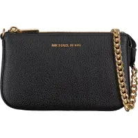 Michael Kors Mala de ombro ouro / preto