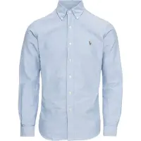 Ralph Lauren Camisa azul claro / castanho / branco