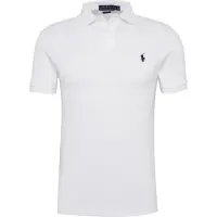 Ralph Lauren para homem. 710548797001 Camisa Polo Piqu Slim Fit branca (S), Branco, Casual, Algodão, Manga curta