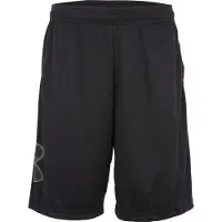 Under Armour Calças de desporto preto / branco