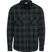 Urban Classics Camisa antracite / preto