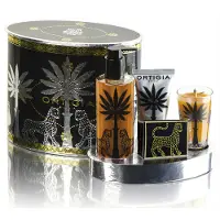Ortigia Conjunto de presente oval preto âmbar