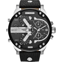Diesel Relógios analógicos preto / prata