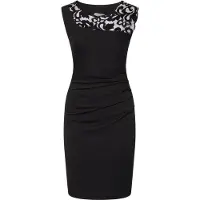 Kaffe Vestido de bainha 'KA India' preto