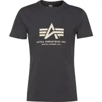 Alpha industries Camisa grafite / branco