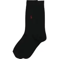 Ralph Lauren Meias 'SIZED FLAT-CREW-2 PACK' preto