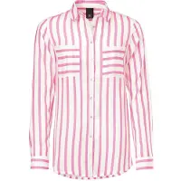 HEINE Blusa rosa / branco