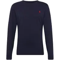 Ralph Lauren para homem. 710671468024 Camiseta de malha jersey Custom Slim Fit marinho (XL), Casual, Algodão, Manga comprida