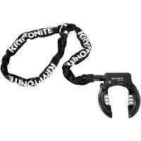 Kryptonite Cadeado De Quadro De Bicicleta Ring Retractable Whith Chain Plug In