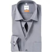 Olymp Camisa 'Luxor Fil a Fil' cinzento