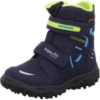 Superfit Bota de neve 'Husky' azul / verde néon