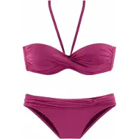 LASCANA Biquíni 'Wire' roxo