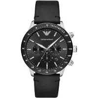 Emporio Armani Relógios analógicos preto / prata