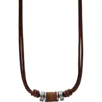 Fossil Collana Pelle Uomo Jf00899797 — Collana