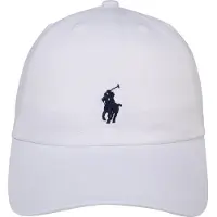 Ralph Lauren unisex para criança. 323552489001 Boné chino de algodão branco (OSFA), Casual, moda infantil