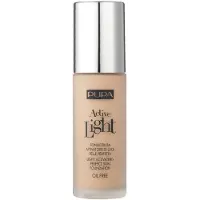 PUPA Milano Base Líquida Iluminadora sem Óleo Active-Light 51 Sandy Brown 30 ml