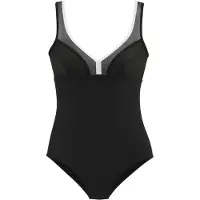 LASCANA Fato de banho preto / branco