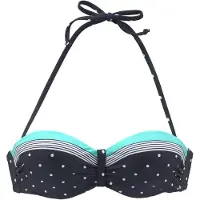 LASCANA Top de biquíni 'Monroe' azul / turquesa