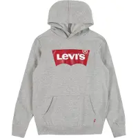 Levi's Kids Sweatshirt 'Batwing' acinzentado / vermelho / branco