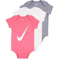 Nike Kids Body De Manga Curta Swoosh 3 Unidades