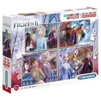 Clementoni Set Supercolor Frozen 2 Puzzle 21411 Para meninas 3+ anos 4 peças