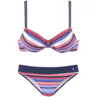 s.Oliver Biquíni azul / vermelho / branco