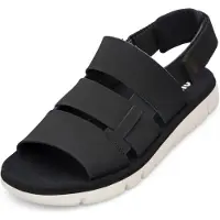 Camper Sandálias rasas Hello Negro/OrugaS.Negro-Bio Houston homens - Preto - 43