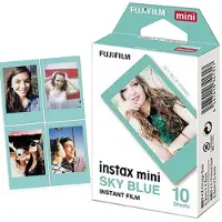 Fujifilm Papel fotográfico Instax Mini Film Sky Blue | 10 folhas