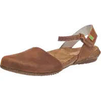 El naturalista para mulher. 2N4122ND0005_023 Sandálias de Couro N412 Wakataua castanho (37), Marrom, 1 a 3cm, Velcro, Casual