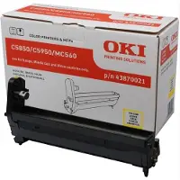 OKI C5850 C5950 (43870021) tambor amarelo