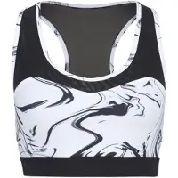 LASCANA Top desportivo preto / branco