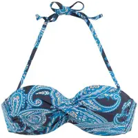 LASCANA Top de biquíni 'Boho' navy