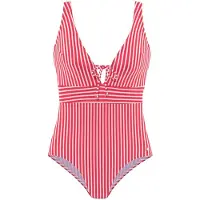 s.Oliver Fato de banho vermelho / branco