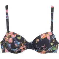 LASCANA Top de biquíni 'Malia' antracite / coral