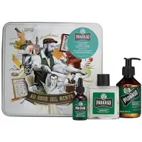 Proraso Kit Refrescante para Barba em Caixa de Metal - Conjunto 30ml + 100ml + 200ml