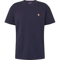 Carhartt WIP Camisa 'Chase' azul noturno / laranja