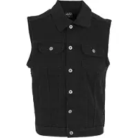 Urban Classics Colete preto denim