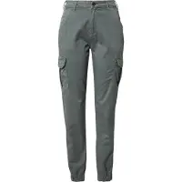 Urban Classics Calças cargo ' Ladies High Waist Cargo Pants ' cinzento