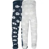 Ewers Collants 'Elefant' navy / cinzento