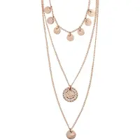 Pilgrim Colar 'Arden' ouro rosa