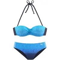 LASCANA Biquíni azul real / azul claro