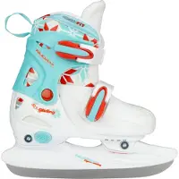 Nijdam Patins De Gelo Artísticos Ajustáveis Com Bota Rígida Para Meninas