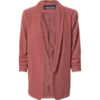 Pieces Casacos/Blazers PCBOSSELLA mulheres - Bordô - EU XS