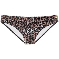 LASCANA Cueca biquíni 'Lexa' castanho / caramelo / preto